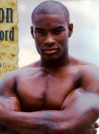 Tyson Beckford model.